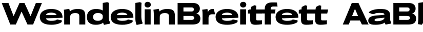 WendelinBreitfett font