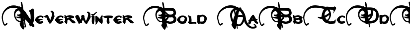 Neverwinter Bold font
