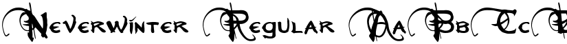 Neverwinter Regular font