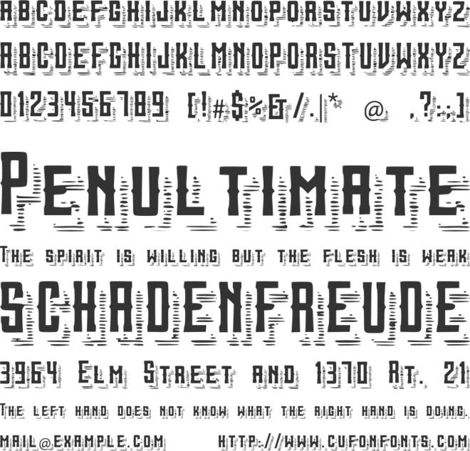 Sanctum_ShadeLines font preview