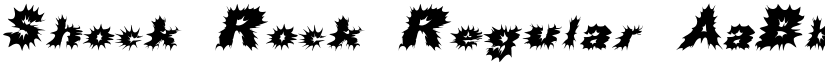 Shock Rock Regular font