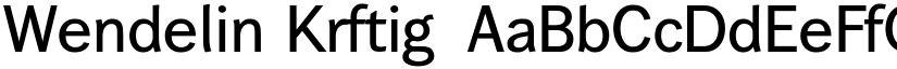 Wendelin-Krftig font
