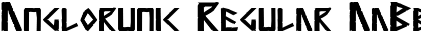 Anglorunic Regular font