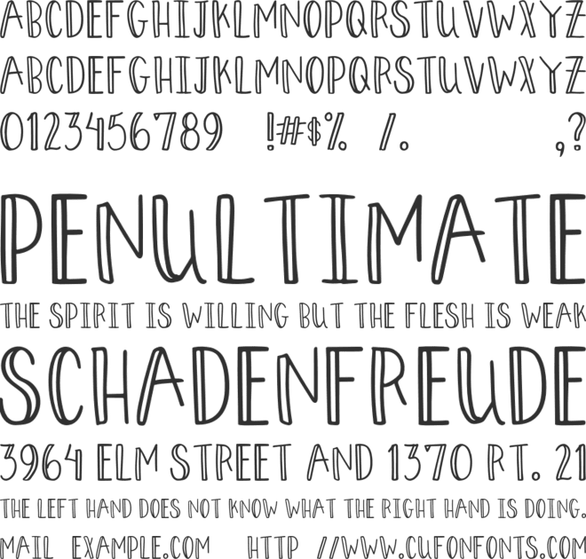 Tulip Fever font preview