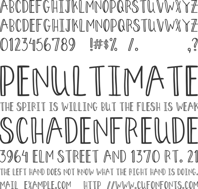 Tulip Fever font preview