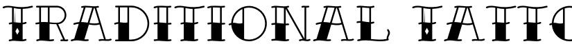 Traditional Tattoo Regular font