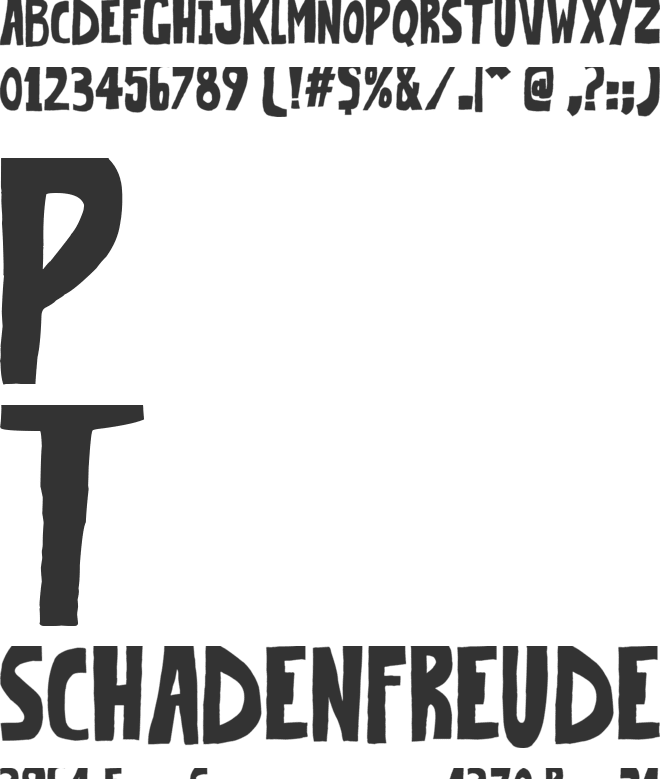 Very Popular font preview