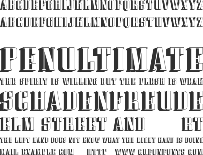 Matita font preview