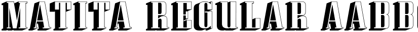 Matita Regular font