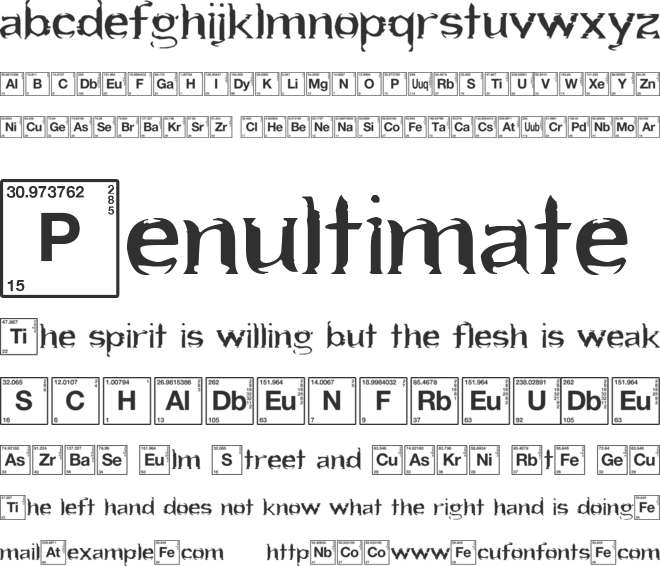 Heart Breaking Bad font preview