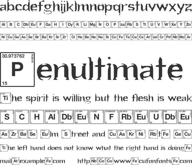 Heart Breaking Bad font preview