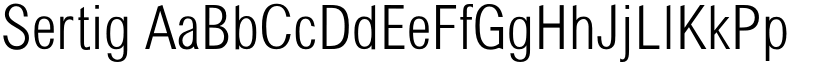 Sertig font