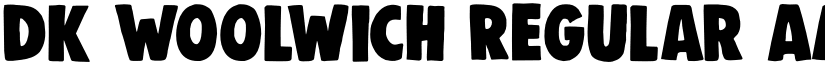 DK Woolwich Regular font