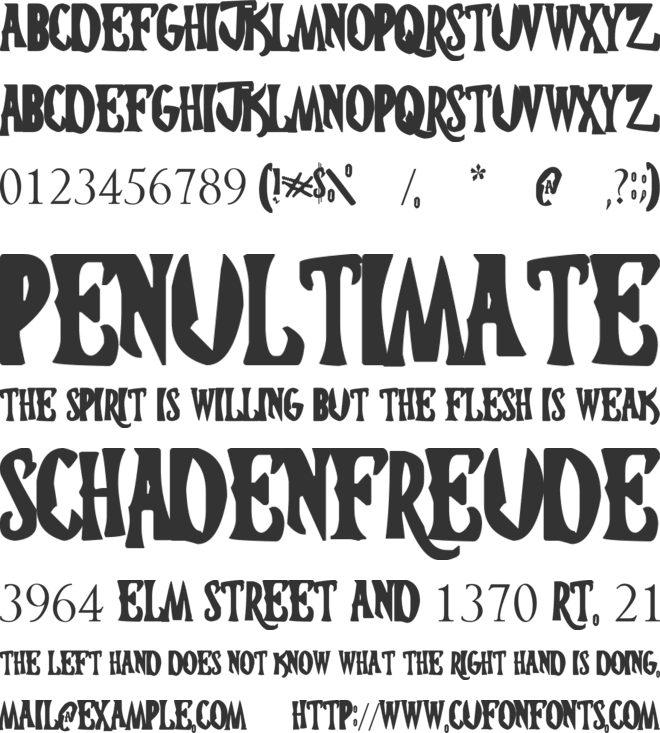 hosteltransilvania font preview