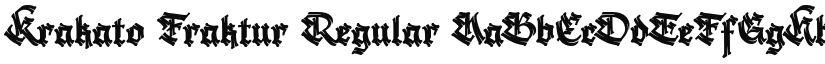 Krakato Fraktur font download
