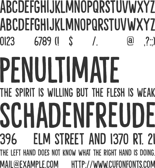 Liquid Amber DEMO font preview