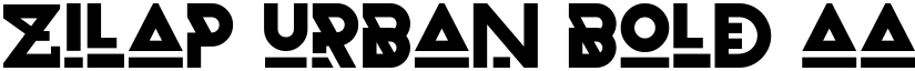 Zilap Urban Bold font
