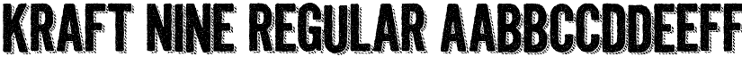 Kraft Nine Regular font