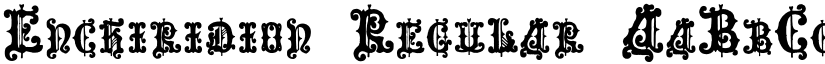 Enchiridion Regular font