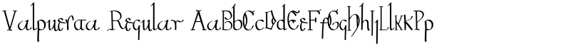 Valpuesta Regular font
