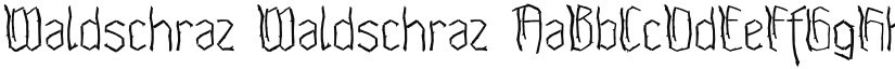 Waldschraz font download