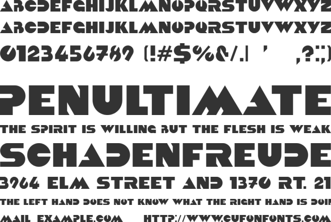 Kvadrat font preview