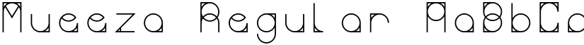 Mueeza Regular font