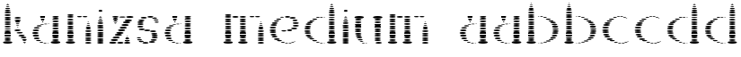 Kanizsa Medium font