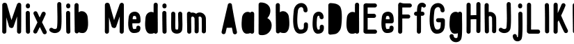 MixJib Medium font