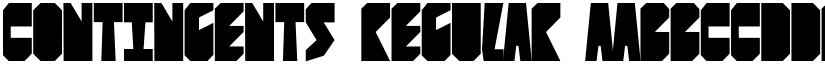 Contingents Regular font