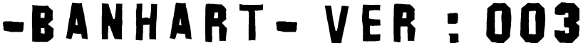 -banhart- ver : 003 font