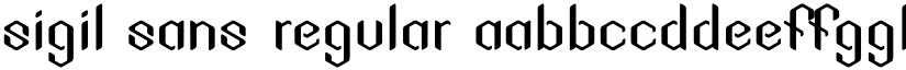 Sigil_Sans Regular font