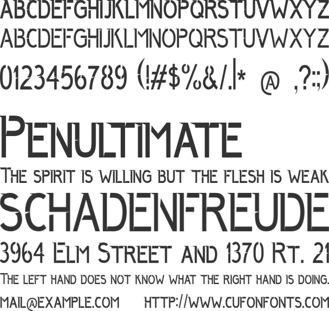 Anggun Sans font preview