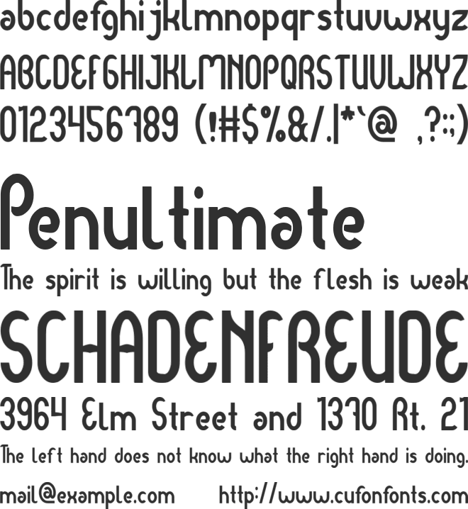 Dear Baby font preview