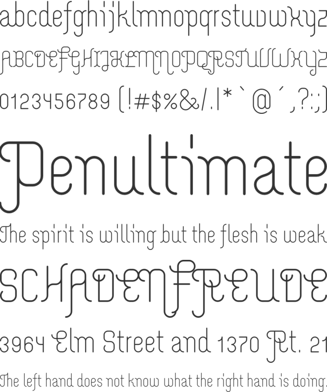Merijntje font preview
