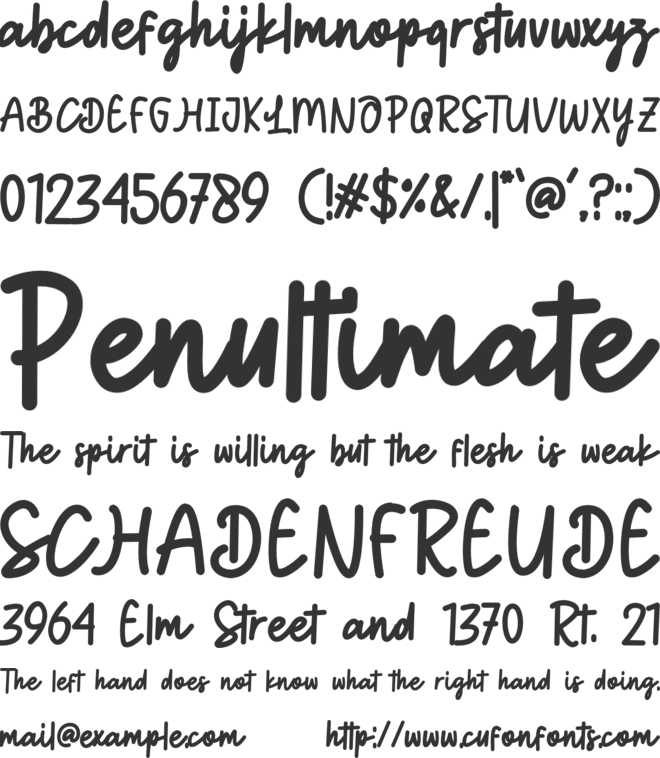 Super Oktober font preview