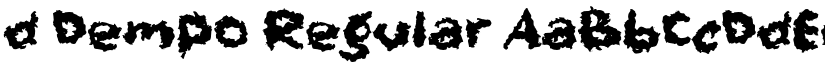 d Dempo Regular font