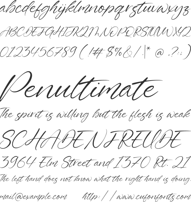 Energetica font preview
