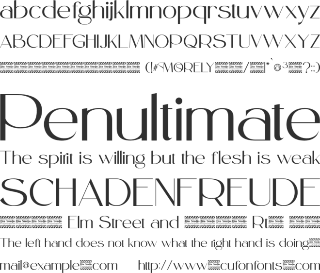 Morely Personal Use font preview