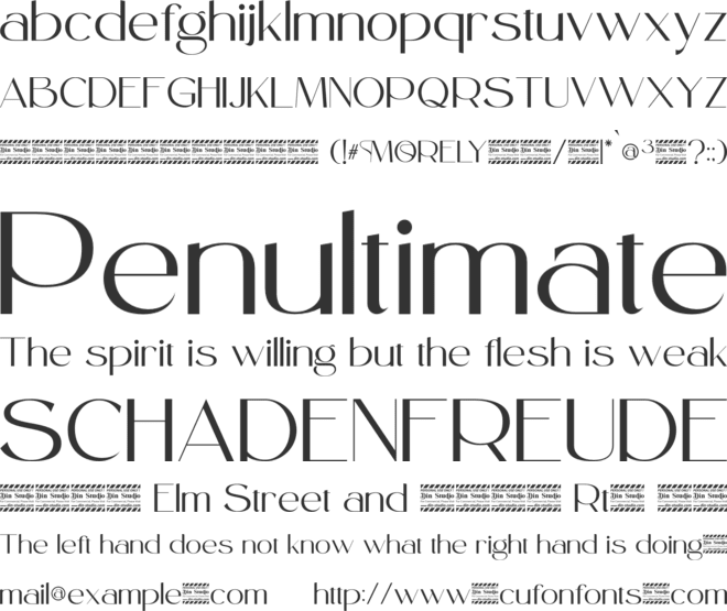 Morely Personal Use font preview