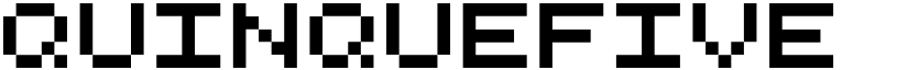 QuinqueFive Regular font
