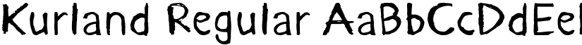 Kurland Regular font