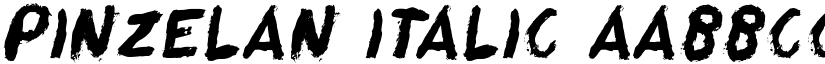 Pinzelan Italic font