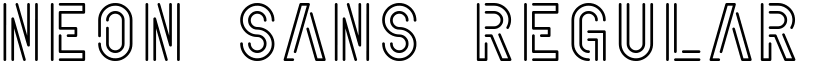Neon Sans Regular font