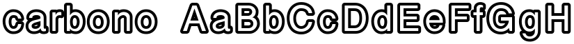 carbono font
