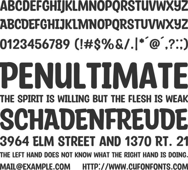 Party Confetti font preview