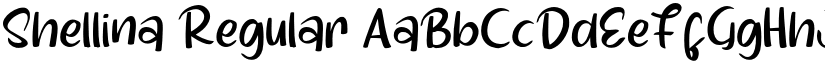 Shellina Regular font