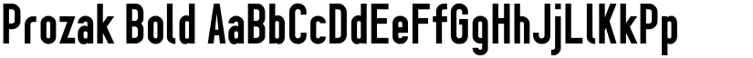 Prozak Bold font
