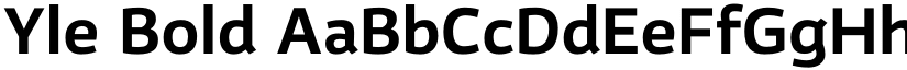 Yle Bold font