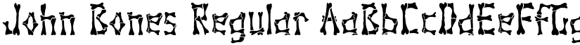 John Bones font download